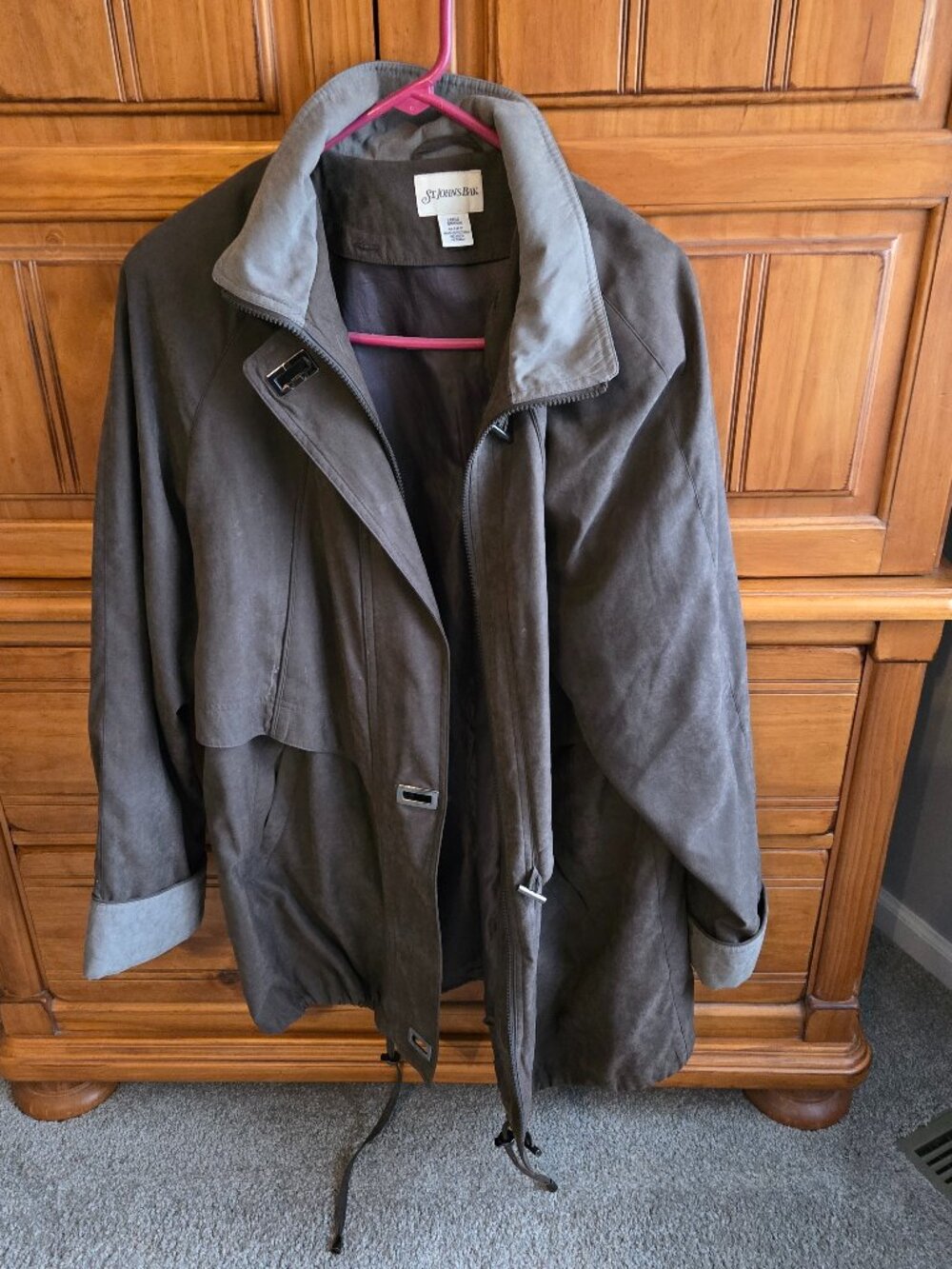 St. John's Bay Suede Jacket